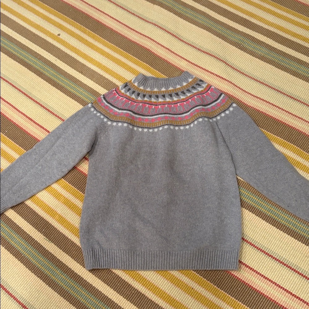 J. Crew x Harley XS Lambswool Fair Isle Crewneck Sweater